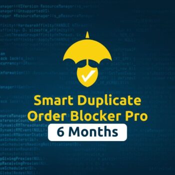 6 Month - Smart Duplicate Order Blocker Pro Plugin - Image 1