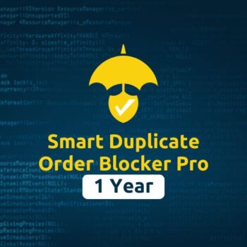 1 Year - Smart Duplicate Order Blocker Pro Plugin - Image 1