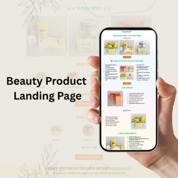 Beauty Product Landing Page Template - Image 1